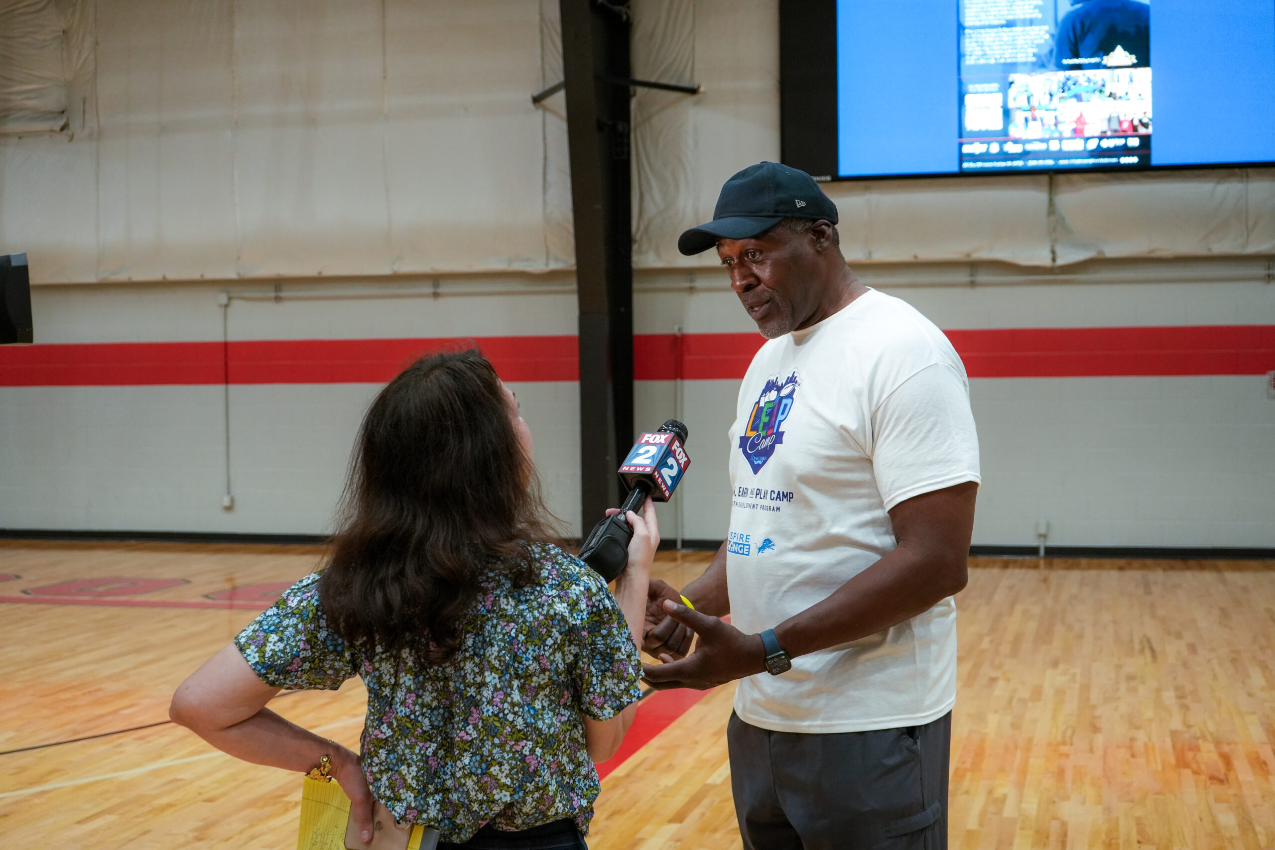 Lomas Brown Interview - LEAP Lions Rookies